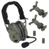 Tactische accessoires Headset Hunting Shooting Militaire Helmen Leger Ruis Reduction Sound Pickup Hoofdtelefoon met M-Lok Arc Guide Rail