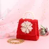 Mini borsette per bambini Tote 2021 Cute Girls Princess Messenger Bag Kids Small Coin Pouch Baby Party Clutch Purse Gift