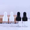 Mini 2ml 3ml 5ml Glass Dropper Bottles Liquid Reagent Pipette Container Eyedropper Aromatherapy Essential Oil bottle Clear