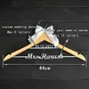 Custom Wedding Hanger with bowknot Two Line Name Personalized Bridal Bridesmaids Gift 210318