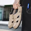 2021 Top Selling Tamanho Grande 48 Mens Sandálias Sandálias Corean Casual Trend Sapatos de Praia Cross-fronteiriço Sapatilhas dos homens Sandália de verão e chinelo Código: 31ZT-9510