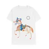 綿 100% レディース tシャツメンズ tシャツカップルカジュアル 20 色スタイルデザイナーシャツサイズ通気性快適な M-XXL 卸売軍馬