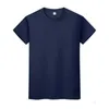 Neue Rundhals-Festkörper-T-Shirt Sommer-Baumwolle-Bottoming-Hemd Kurzärmelige Herren und Womens halbärmeliges WN1JYOOYI