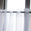 1 stuk staaf zak kant mesh korte gordijn voor keuken deur kast garderobe balkon kleine raamcafés stropdas valance qt030c 210712