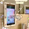 Badkamer waterdichte mobiele telefoon case houder douche badkamer toilet muur opknoping opslag rack smartphone organizer 210922