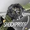 SKMEI Montre Électronique Hommes Sport Militaire Montre-Bracelet De Luxe S Choc Chronomètre 50Bar Montres Étanches Hommes Compte À Rebours Horloge X0524