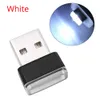 Voiture USB LED atmosphère lumières décoratives éclairage d'urgence Universal PC Portable Portable et jeu rouge / bleu / blanc