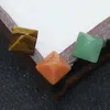 Natural Crystal Stone Party Favor Pyramid Chakra Stones Spiritual Carving Square Gem Fashion Crafts Accessories Free DHL