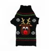 Casacos de lã de vestuário de cães Natal adorável roupas para animais de estimação vermelha nariz cervos camisola VIP Teddy pequeno médio e grande