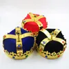 King Prince Crown Hat Decoration Cosplay Prop Vuxna Barn Visa Masquerade Birthday Party Drama Stage Performance Supplies