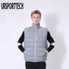 Gilets d'hiver réfléchissants pour hommes Casual Slim Fit Veste d'hiver Femmes Veste sans manches Zipper Hommes Gilet Veste Chalecos Para Hombre 210528