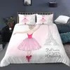 Set di biancheria da letto per bambini Culla Copripiumino Federa Edredones Nios Ragazze Principessa Coperta Trapunta 210716212K