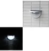 LED Solar Lights Solar Garden Lights Dekoration Yard Staket Lampor Vattentät Sensor Vägglampa Energisparande Gatunattlampa