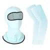Sports Headgear + Ice Sleeve Combination Set Summer Silk Sunscreen Cycling Mask Balaclava Equipment Caps & Masks