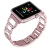 Bracelet de boucle de luxe Bling Diamond Band pour Apple Watch SE 6/5/4/3/2/1 38MM 42MM 40MM 44MM Strass Bracelet Bracelet de montre