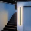 Utomhus Vägglampor Vattentät Lampa LED Lång IP65 Aluminium Ljus Trädgård Villa Veranda Sconce 110V 220V Armatur Utomhus