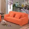 1 2 3 4-zits Sofa Cover Spandex Moderne Elastische Polyester Solid Couch SnowCover Stoel Meubelbeschermer Woonkamer 6 Kleuren 629 V2