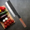 YUZI 7 inch Handmade Forged Kitchen Knives High Carbon Stainless Steel Chef Knife Retro Meat Cleaver Tool Fishing Slicing Cooking 6189715