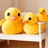 Giant Yellow Duck Plush Toy Stuffed Animals Soft Doll Simulated Ducks Whole Plushie Kids Gift Xmas 15 25 40 60cm194Z