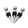 Silver Rose Gold Metal Red Wine Stopper for Bar Tools Champagne Bottle Cap Storage Plug Kitchen Accessories SN6310