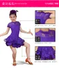 Abbigliamento da palcoscenico Ragazze Gatsby Flapper Dress Tango / Cha Cha Abiti Costumi di danza latina per bambini Sala da ballo nera Beyonce Body Abiti di salsa di pizzo