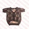 Café Animaux Pull Cardigan Vêtements Jacquard Lettre Pet Manteau Chien Vêtements Hiver Dernier Chiot Tricot Chandails