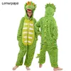 Enfants Kigurumi enfants Cartoon Homewear Onesies mignon dinosaure de nuit pyjama costume fille garçon Party cosplay enfant Jumpsuit 211109