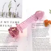 Glass Dildo Pink Rose Flower Shape Vaginal Anal Butt Plug Self Comfort Masturbator Sex Toys For Woman7596294