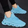 Hurtownie 2021 Najwyższej Jakości Buty do biegania Mężczyźni Kobiet Sport Super Lekki Oddychający Potrójne Białe Blue Outdoor Sneakers Rozmiar 39-44 Wy02-H917