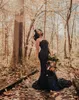 스파크 꽃 레이스 인어 케이프 채플 신부 가운 높은 목 뒤 레이스 업 플러스 사이즈 신부 웨딩 드레스 맞춤형 2022 새로운 고딕 양식의 스타일