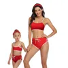 Leopard Mommy Daughter Matching Swimwear Mom and Clothes Holiday Outfit Family 210529