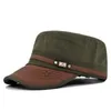 Berets Northwood Fashion Cotton Women's Military Hats Men's Cap Flat Top Regultable Baseball Caps Dorosły tatę kapelusz