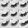 26 paires d'outils de maquillage 16-25mm Faux Cils cils longs cils Volume dramatique naturel Extension des yeux Faux cils