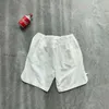 Pantaloncini da uomo estivi in cotone e lino Solid Thin Beach Pants Mutandine con coulisse Maschio 5 colori Taglia M-5XL K14 210721