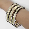 12pcs/set Fashion Vintage Acrylic Alloy Multilayer Bracelets for Women 2019 Leopard Metal Bangles Bracelet Set Statement Jewelry Q0719