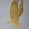 Schöne Qualität brasilianisches gerades blondes Menschenhaar-Einschlag 613 Farbbündel 100 Gramm einteilige peruanische Haarwebart-Verlängerungen für Frauen