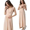 Emotion Moms Kvinnors Lång sommarparty Evening Dresses Maternity Amning Graviditet för gravida kvinnor 210922