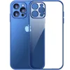 Coque de protection en TPU souple et fine pour iPhone, compatible modèles 14, 13, 12, 11 Pro Max, XR, 7, 8, placage carré, cristal transparent