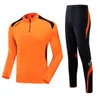 Wysokiej Jakości 21SS Mężczyźni Sport Running Trening piłkarski Odzież + spodnie Suit 2021/2022 Dzieci Soccer Training Dresswear Zestawy Azjatyckie Rozmiar 2xs-4XL