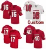 NCAA College Jerseys NC State Wolfpack 3 Emeka Emezie 5 Tabari Hines 8 Ricky Person Jr 16 Bailey Hockman Fútbol personalizado cosido