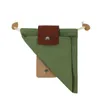 Pochette de recherche de nourriture en cuir véritable sacs à cordon en plein air toile cirée jardin cueillette de fruits sac de taille Jungle Camping randonnée EDC outil 8081811