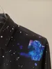 Galaxenctric Printed Shirt Mens Designer Shirts Marka Odzież Mężczyźni Długie Rękaw Sukienka Koszula Hip Hop Styl Wysokiej Jakości Bawełniane Topy 1036