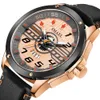 Mężczyźni Zegarki Kwarcowy Ruch 30 M Wodoodporne Wristwatches Skórzany Bransoletka Analogowy Zegar SL-9170 Moda Boy Watch Reloj Hombre Q0524