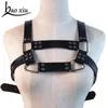 Ceintures vintage hommes bondage en cuir gothique gothique cowboy top haut de soutien-gorge fétichisme