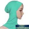 Pamuk Müslüman Başörtüsü İç Hicap Caps İslam Altında Ninja Hicap Eşarp Şapka Kap Kemik Bonnet Boyun Kapak Müslüman Renkler