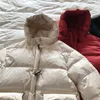 Cozok Kış Beyaz Ördek Aşağı Sığır Korna Düğme Aşağı Ceket kadın Gevşek Standı Yaka Kapşonlu Sıcak Ceket 2068 210521