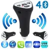 Kit voiture sans fil Bluetooth 4.1 récepteur Audio stéréo AUX adaptateur FM chargeur USB GA