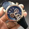 Factory Men039s Quartz automatique Watch Strap Rose Brun Gold Watch In colorée étanche Montre de Luxe Men039 Watches9654410