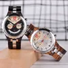 Bobo Bird Elegant Wooden Mens Watches Top Brand Brand Luxury Metal Wristwatch Affichage Date étanche Marcas de Reloj Hombre WQ28 C19028527088