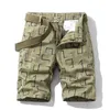 LBL Summer Men # 039; s Camo Cargo Shorts Cotton Military Camouflage Pantaloni maschili Uomo Abbigliamento di marca pantalon corto short homme 210806